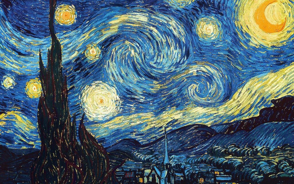 starry sky, van gogh, oil painting-1948523.jpg